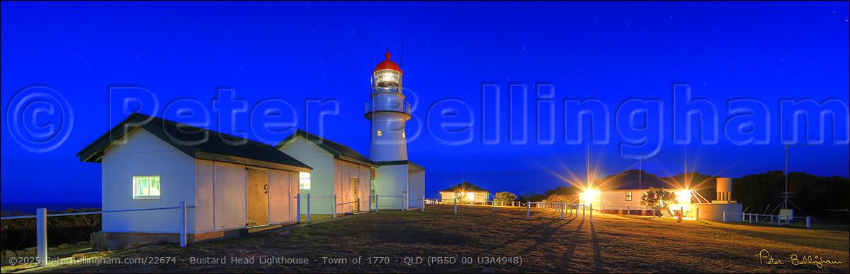 Peter Bellingham Photography Bustard Head Lighthouse - Town of 1770 - QLD (PB5D 00 U3A4948)
